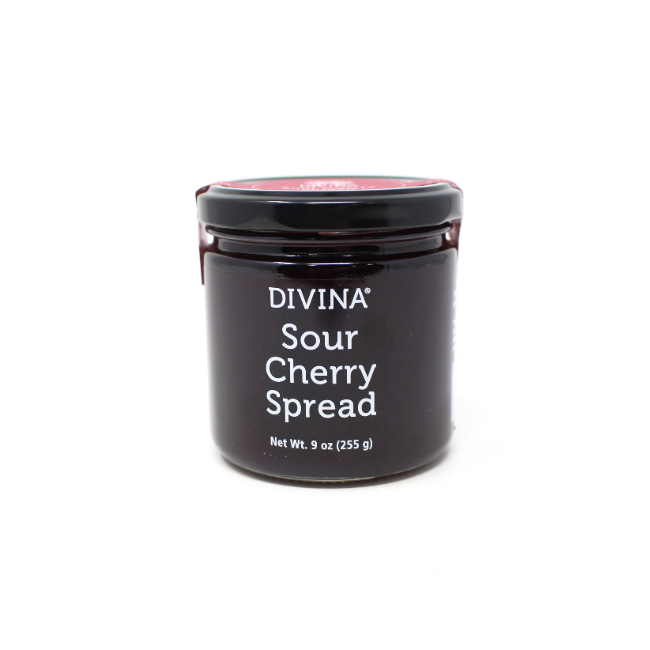 Sour Cherry Spread Divina, 9 oz - Cured and Cultivated