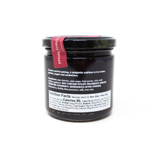 Sour Cherry Spread Divina, 9 oz - Cured and Cultivated