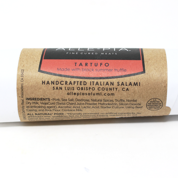 Tartufo Italian Salami Alle-pia - Cured and Cultivated