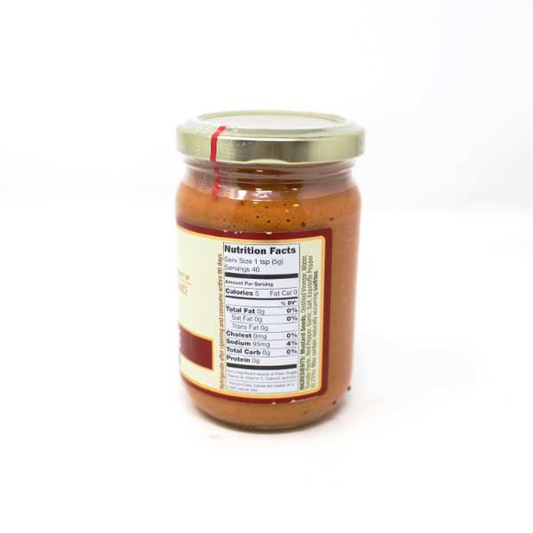 Moutarde Basque - Espelette Pepper Mustard, 7 oz - Cured and Cultivated