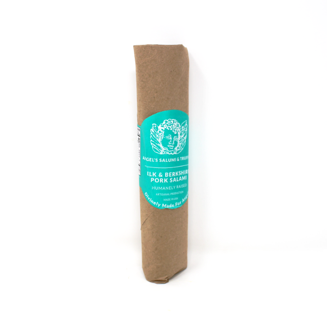 Angel's Elk and Berkshire Pork Salami, 5.5 oz - Cured and Cultivated