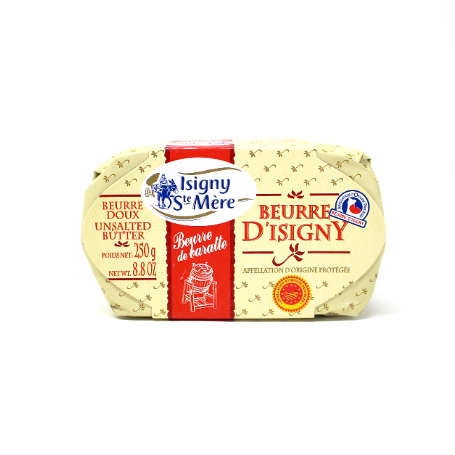 Beurre D'Isigny Unsalted Butter, 8.8 Oz | Cured And Cultivated