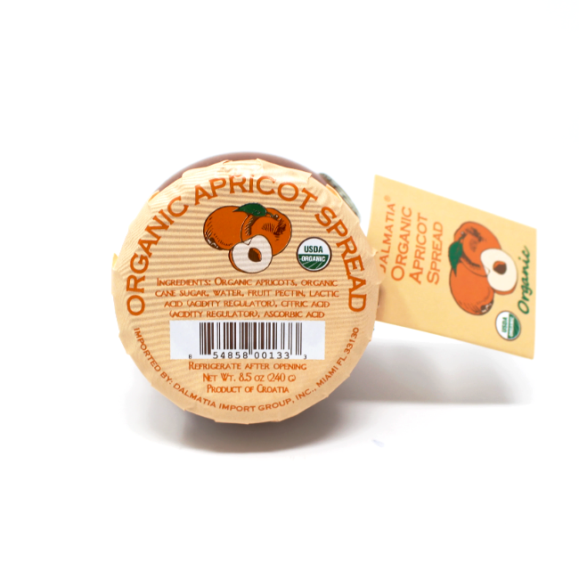 Dalmatia Organic Apricot Spread, 8.5 oz - Cured and Cultivated