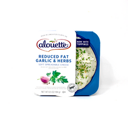 Alouette Reduced Fat Garlic & Herbs Spreadable cheese - Cured and Cultivated