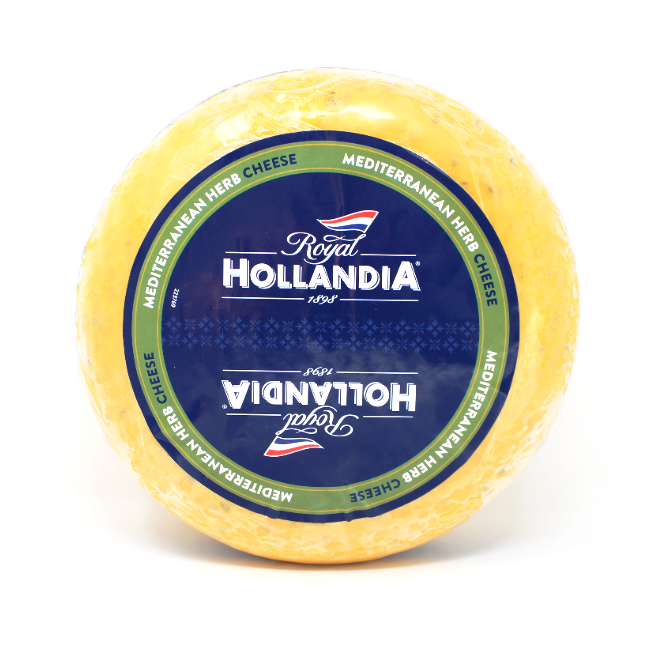 Royal Hollandia Mediterranean Herb Gouda - Cured and Cultivated