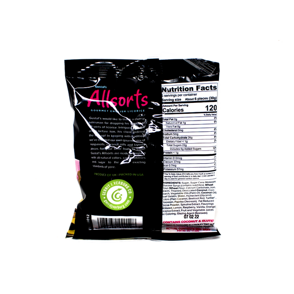 Gustaf's Allsorts Gourmet English Licorice, 6.3 oz. - Cured and Cultivated