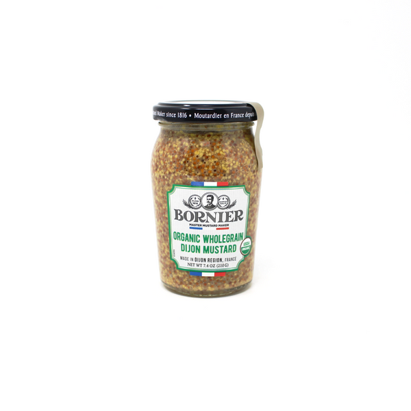 Bornier Organic Wholegrain Dijon Mustard France, 7.4 oz. - Cured and Cultivated