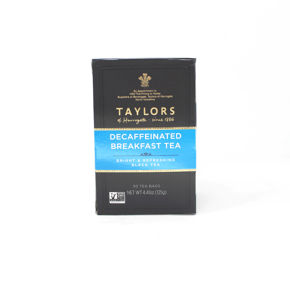 Taylors Decaffeinated breakfast Tea, 4.41 oz. Paso robles - Cured and Cultivated