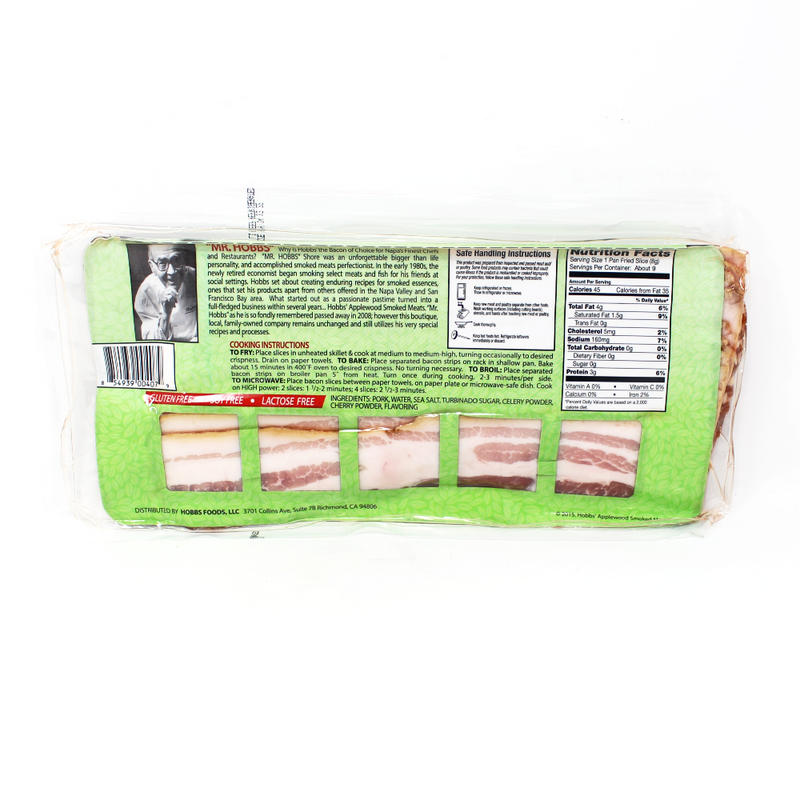 Hobb's Uncured Applewood Smoked Bacon - Cured and Cultivated