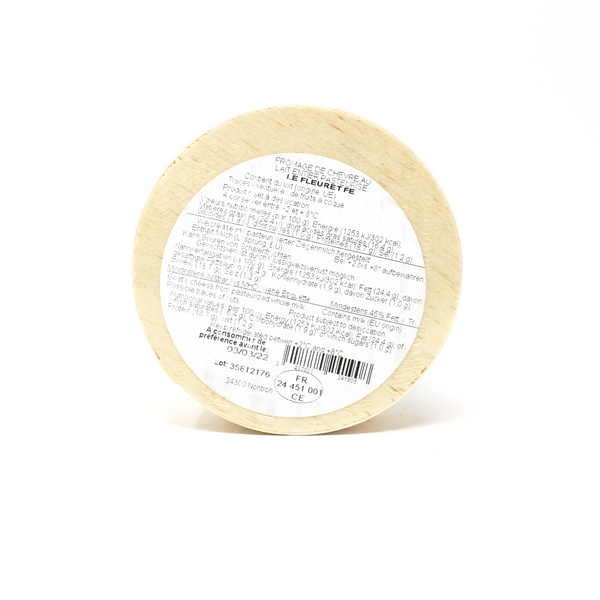 Le Fleuret goat's milk cheese, 150gr.- Cured and Cultivated