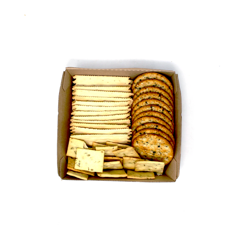 Mixed Box of Crackers 6 oz Regular or Gluten Free- Cured and Cultivated