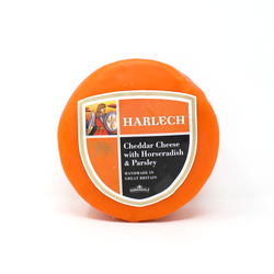 Harlech Cheddar with Horseradish & Parsley - Cured and Cultivated