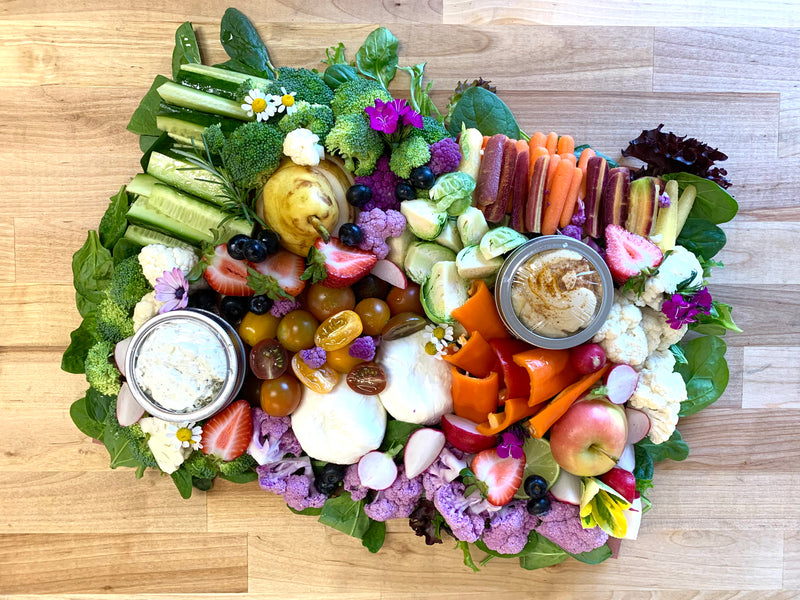 Crudités Vegetable Boards Paso Robles - Cured and Cultivated